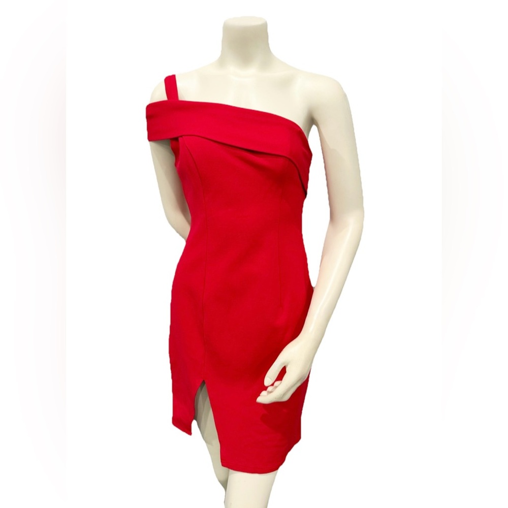 Ever Pretty Red One Shoulder Bodycon Mini Dress (Women’s 8)